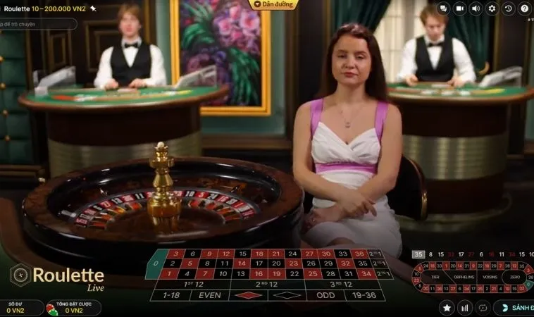 Bàn chơi Roulette 99OK