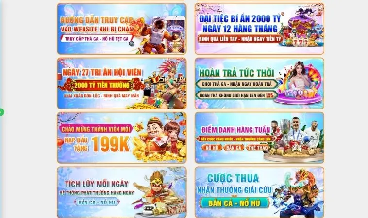 Các chương trình khuyến mãi 99OK hấp dẫn tặng hội viên nhà cái